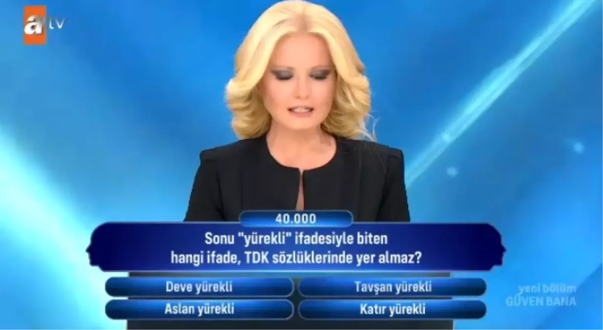 Sonu “yürekli” ifadesiyle biten hangi ifade, TDK sözlüklerinde yer almaz?