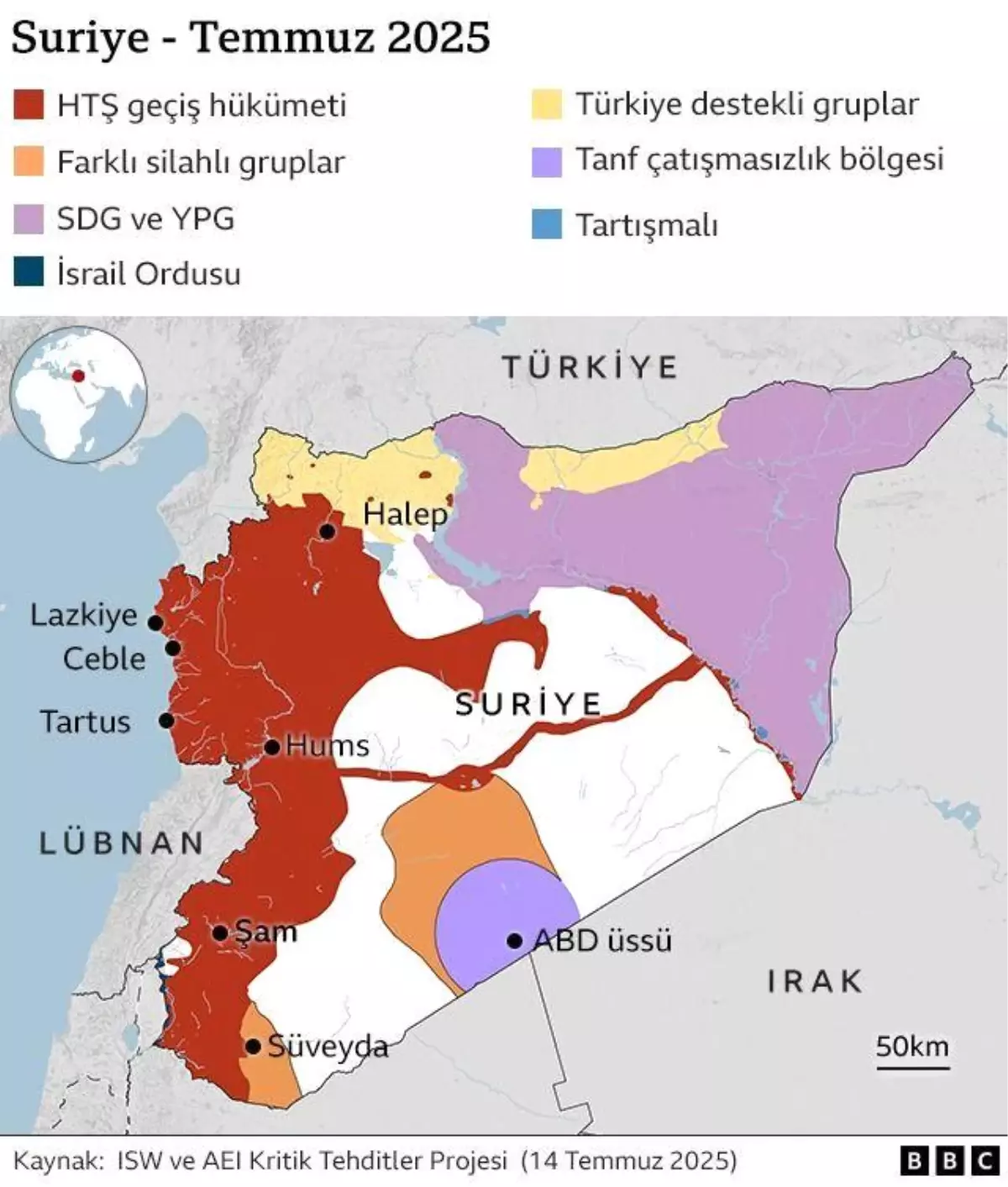 Suriye&apos;de ayrılıkçı taleplere hangi ülke nasıl yaklaşıyor?