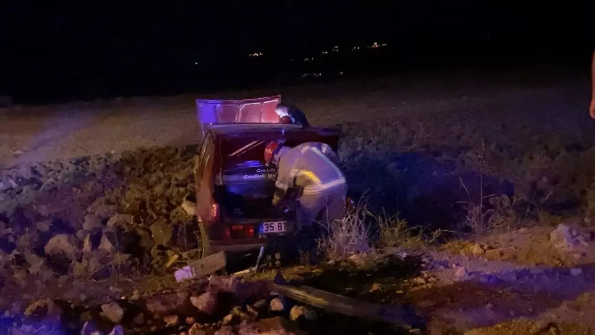 Tartışma Sonrası Damat Olayı Peşinden Koştu, Kayınpeder Aracıyla Tarlaya Uçtu