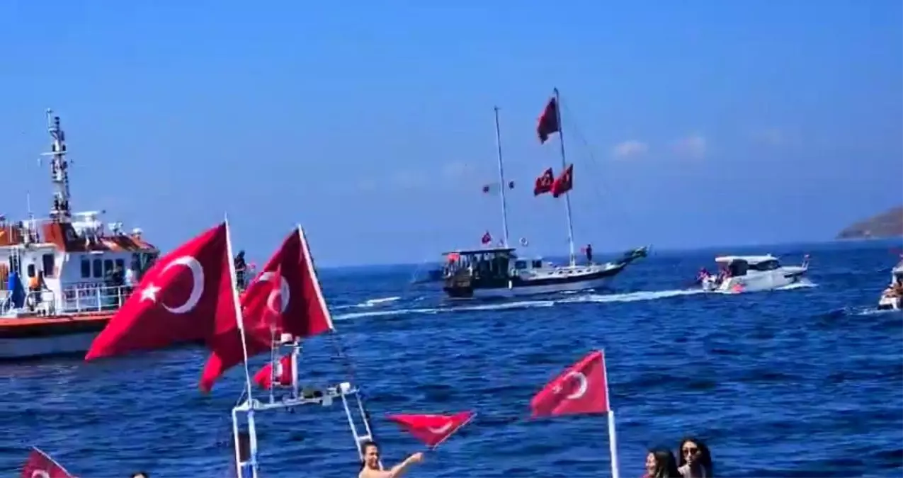 Avşa Adası'nda 30 Ağustos Zafer Bayramı Coşkuyla Kutlandı