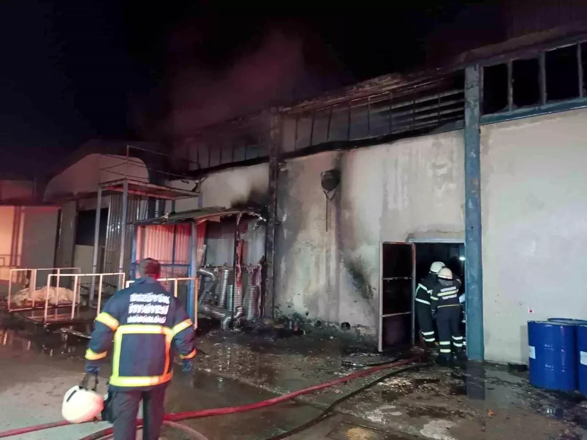 Bilecik'te İDAŞ Fabrikası'nda Yangın Çıktı