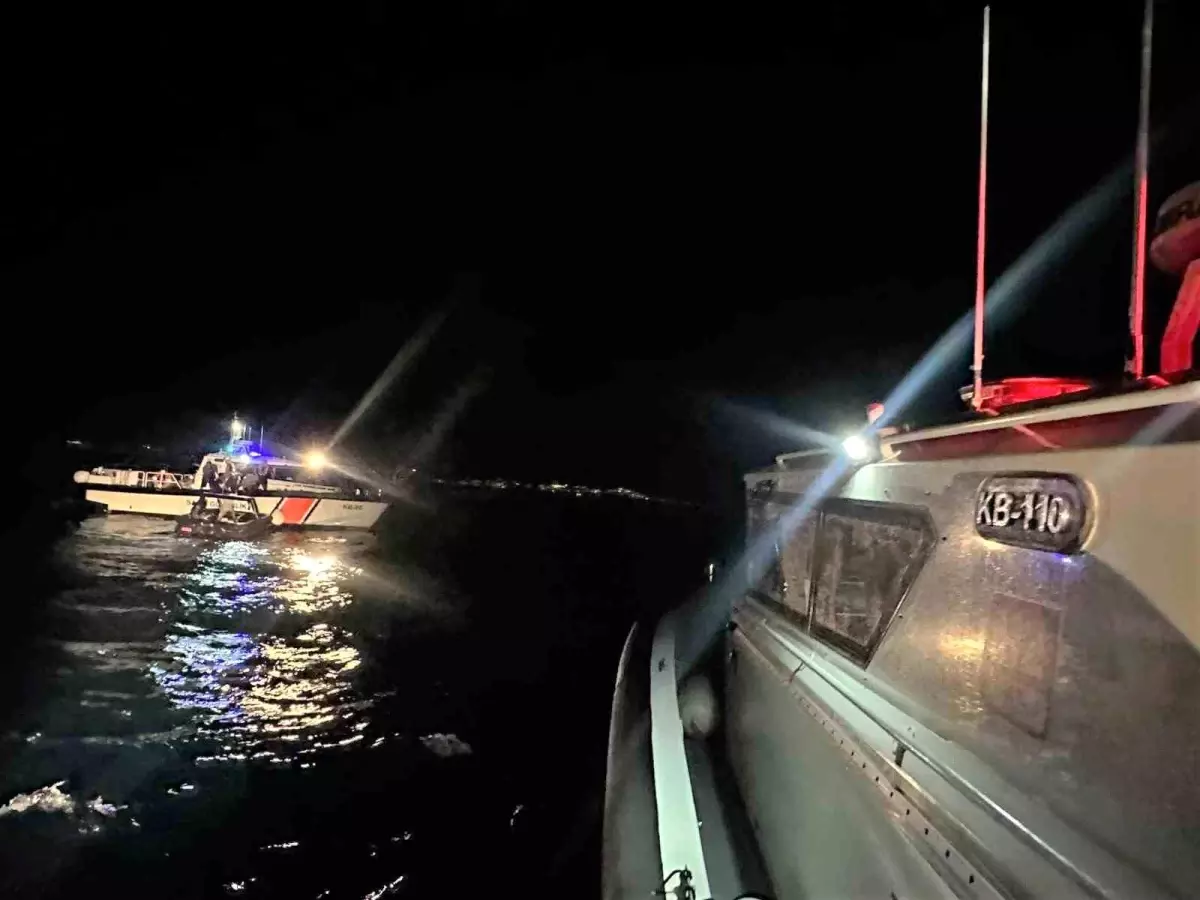 Bodrum Açıklarında 19 Düzensiz Göçmen Kurtarıldı