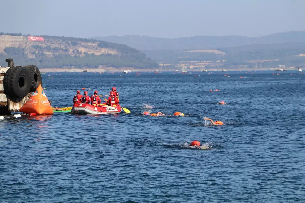 Çanakkale Boğazı Yüzme Yarışı, Güvenlik Önlemleri Artırılarak Gerçekleştirildi
