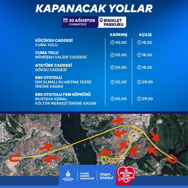 istanbul da bazi yollar 2 gun trafige kapali 18995450 5574 m