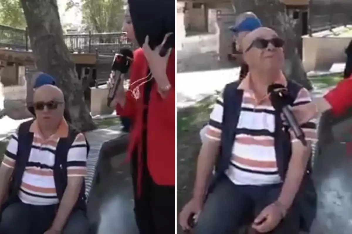 Muhabir baltayı taşa vurdu! Görme engelli vatandaşla diyaloğu şaşkınlık yarattı
