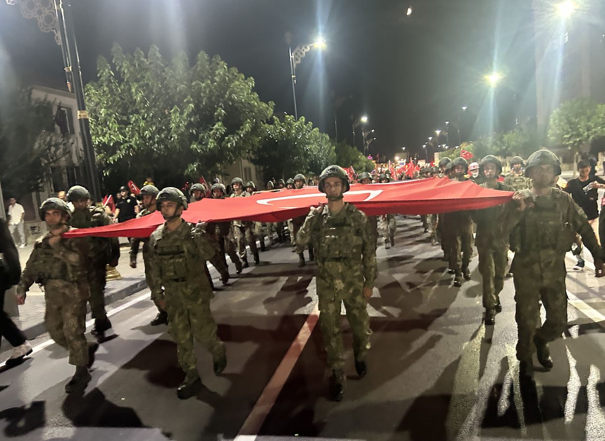 Sivas'ta 30 Ağustos Zafer Bayramı Yürüyüşü