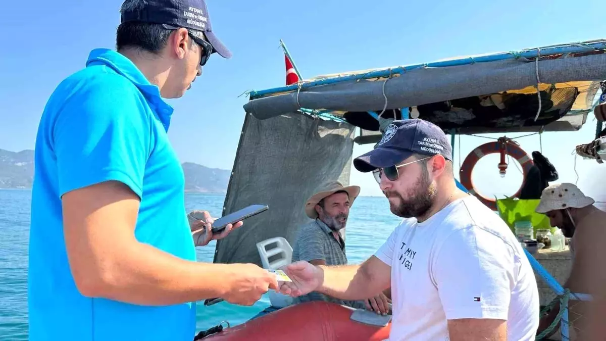 Söke'de Balıkçılara Yönelik Denetim Gerçekleştirildi