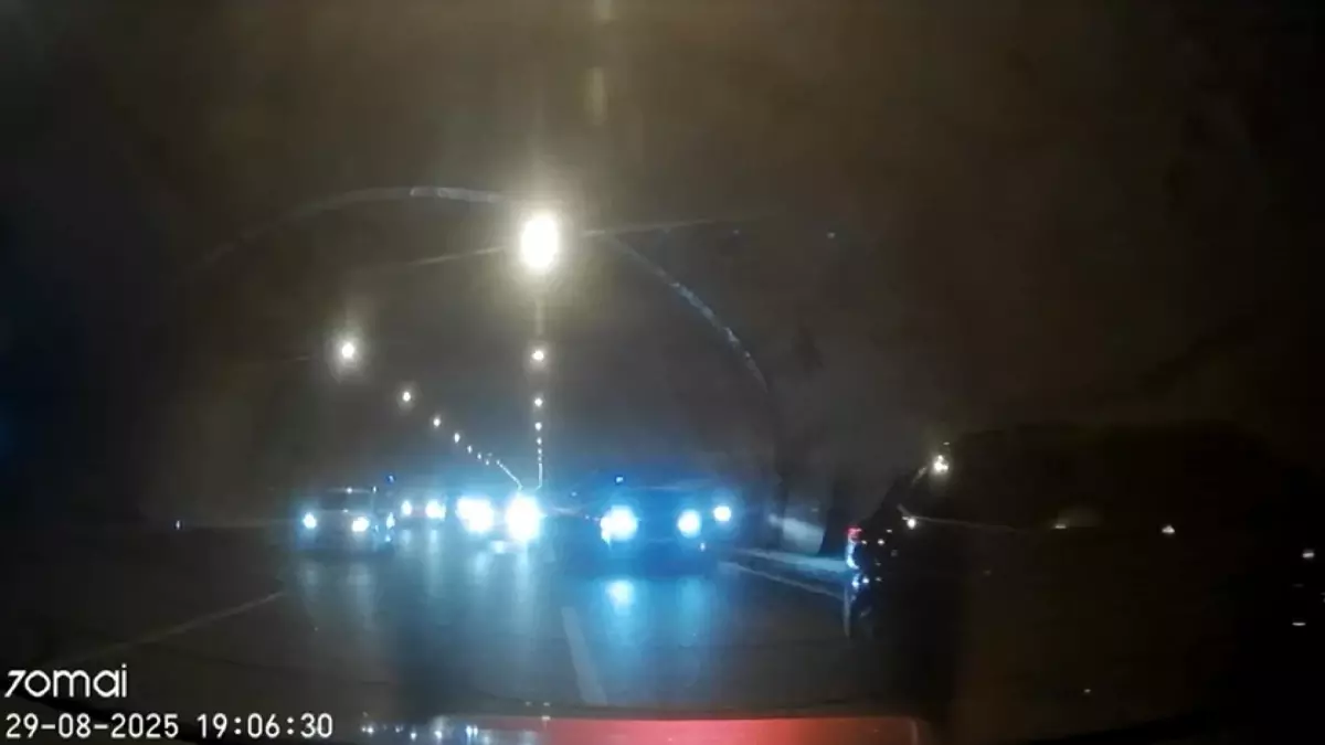 Cebeci Tüneli'nde Zincirleme Kaza: 4 Yaralı