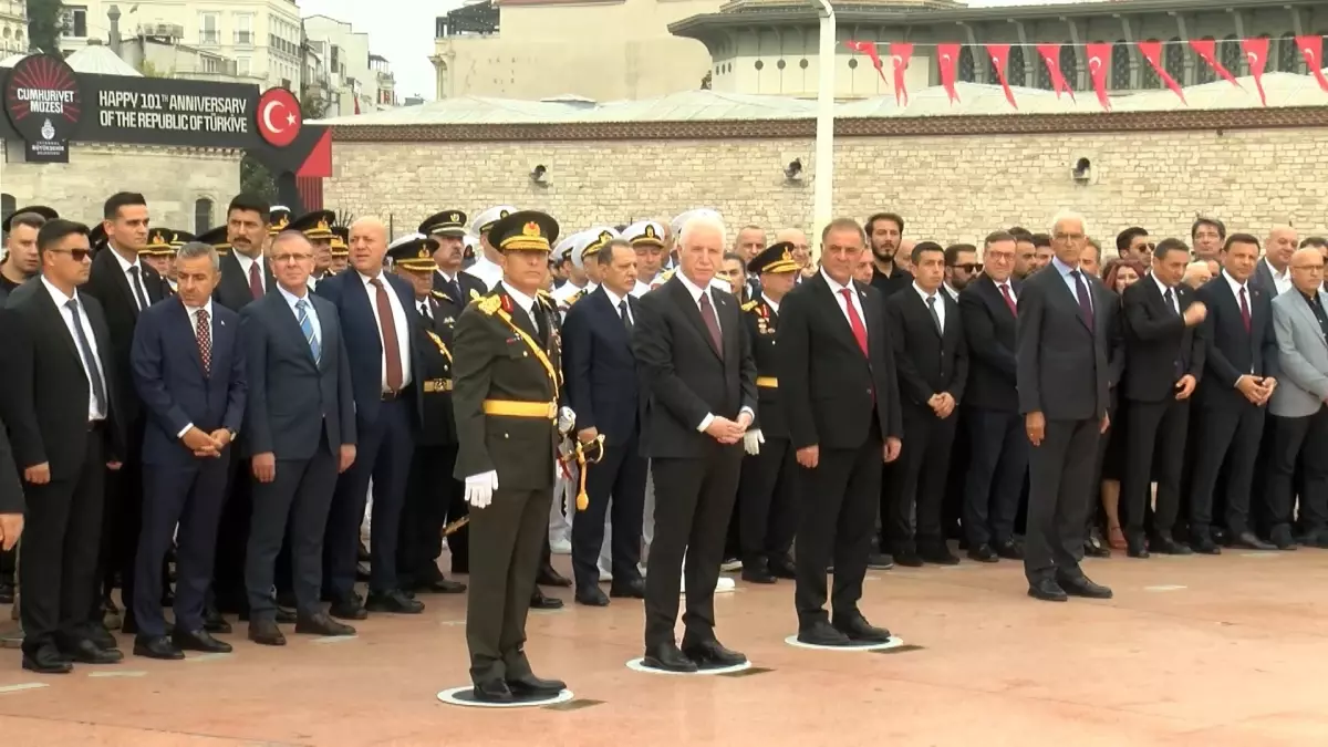 30 Ağustos Zafer Bayramı Taksim'de Kutlandı