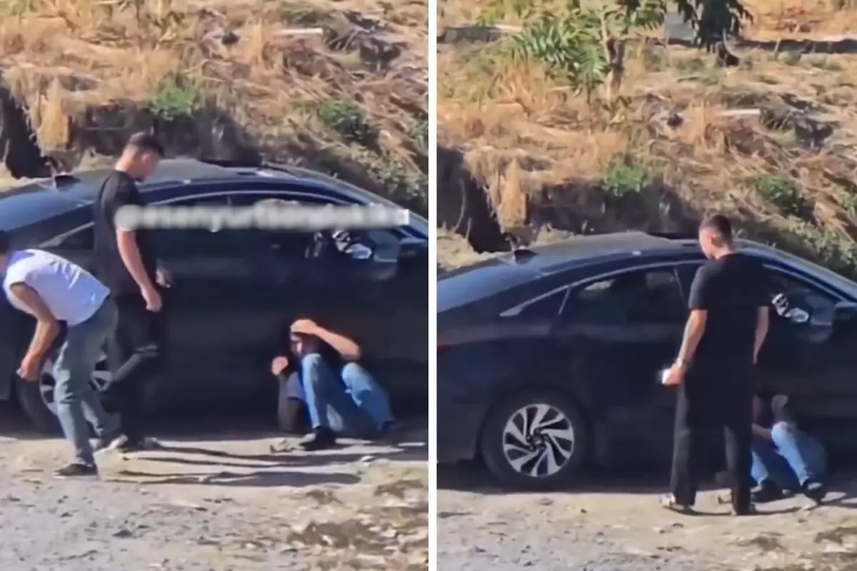 Boş arsaya götürdükleri çocuğu İstanbul'un ortasında tekme tokat dövdüler