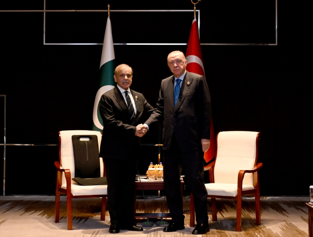 Cumhurbaşkanı Erdoğan Çin'de Pakistan Başbakanı Şerif ile görüştü Cumhurbaşkanı Erdoğan Çin'de Pakistan Başbakanı Şerif ile görüştü