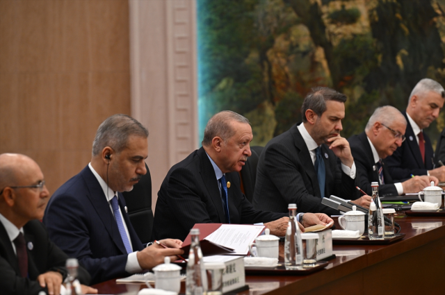 President Erdoğan met with Xi Jinping