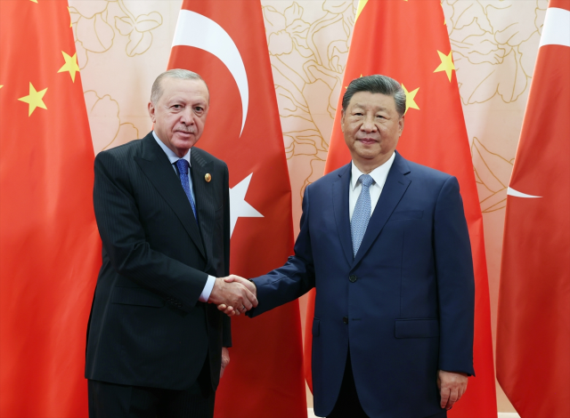 President Erdoğan met with Xi Jinping