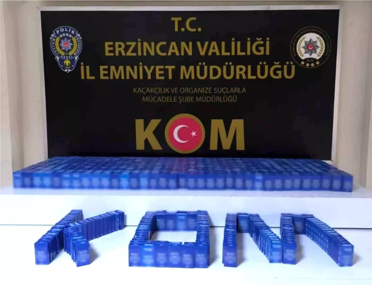 Erzincan'da Doldurulmuş 20 Bin Dal Makaron Ele Geçirildi