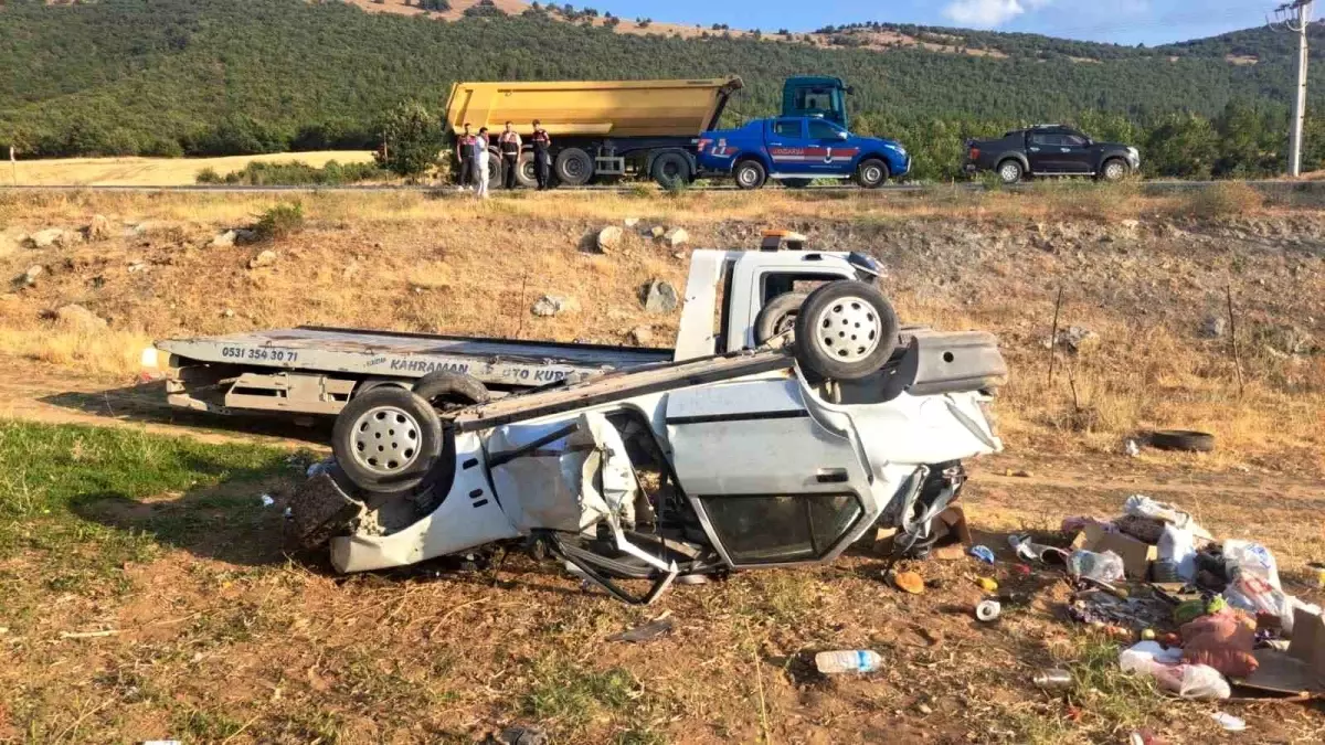 Kahramanmaraş'ta Trafik Kazası: Sürücü Hayatını Kaybetti, Eşi Ağır Yaralı