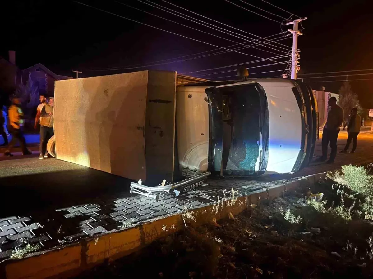 Konya'da Trafik Kazası: 2 Yaralı