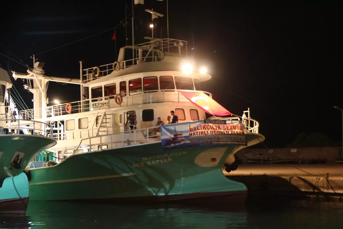 Samsun'da Av Sezonu Açıldı: Balıkçılar Denize Açıldı
