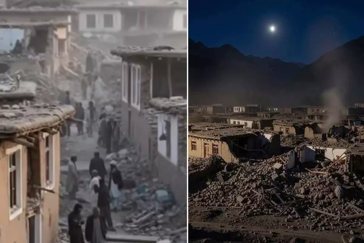 6'lık depremin vurduğu Afganistan'dan gelen ilk görüntüler korkunç