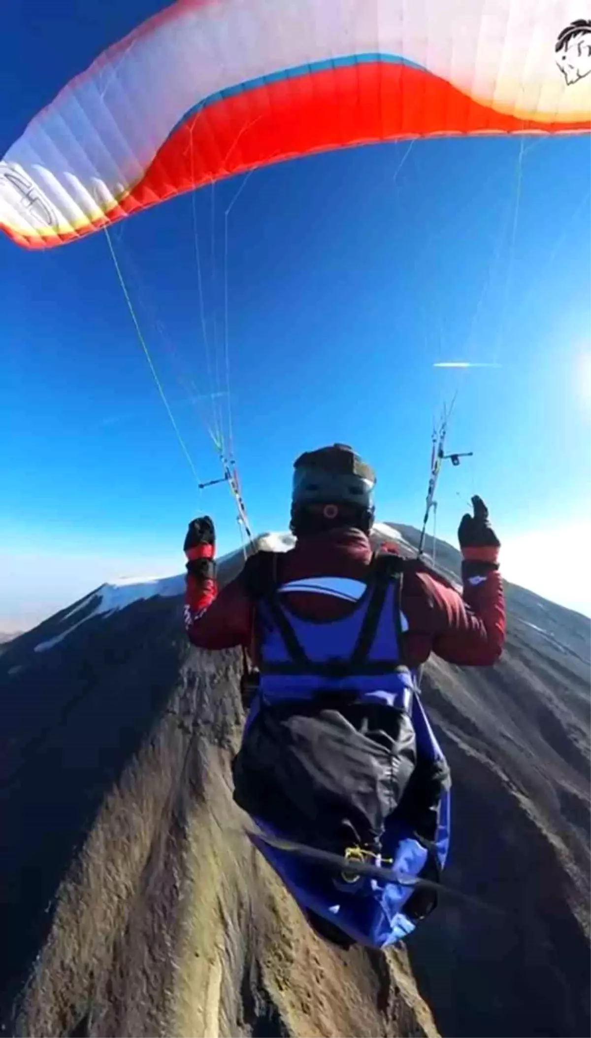 Ağrı'da Paramotor Pilotları Avrupa Rekoru İçin Uçtu