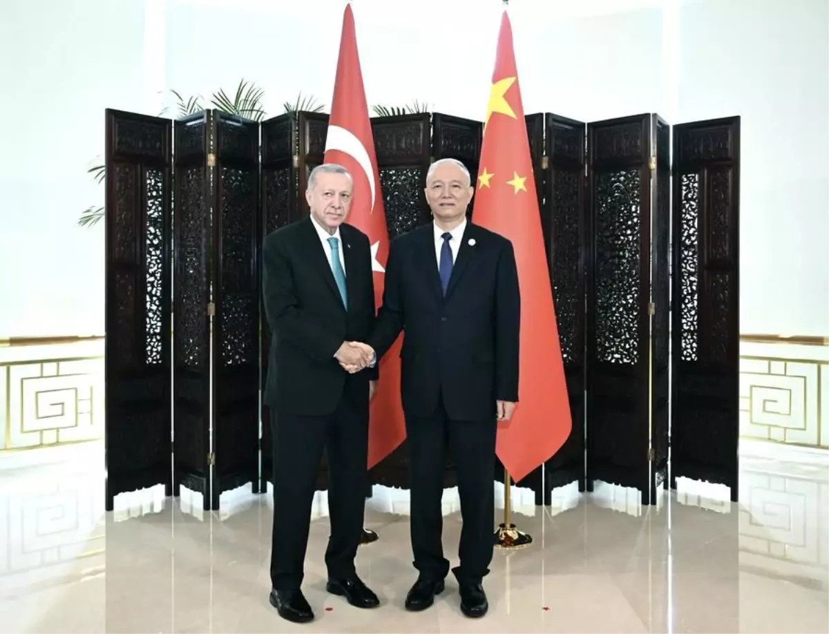Albüm: Cumhurbaşkanı Erdoğan, Üst Düzey Çinli Yetkili Cai Qi ile Görüştü