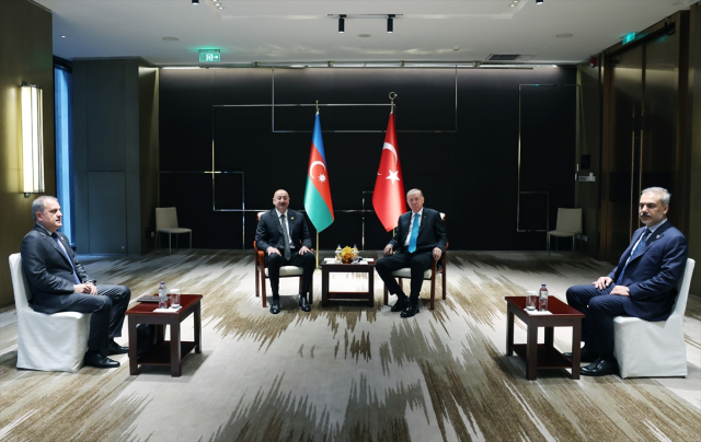 President Erdoğan met with Aliyev in China