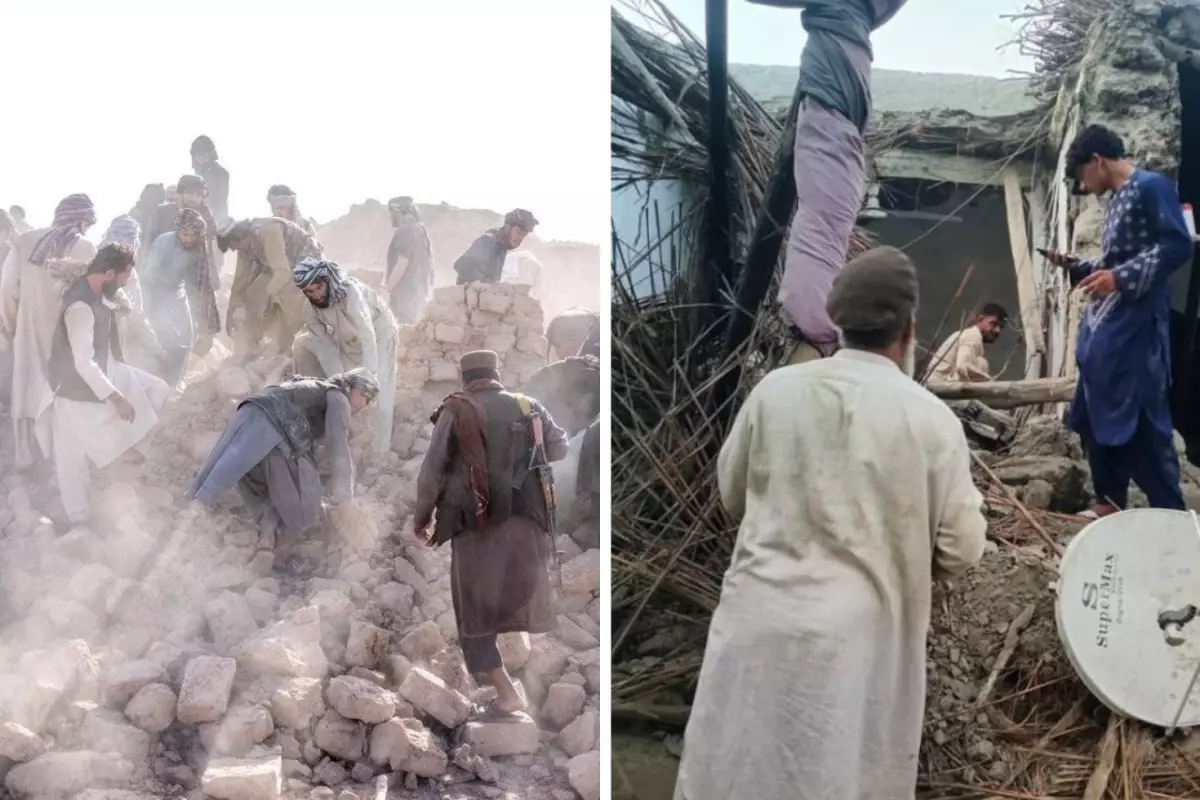 Deprem, Afganistan'ı yıktı geçti! Görüntüler korkunç
