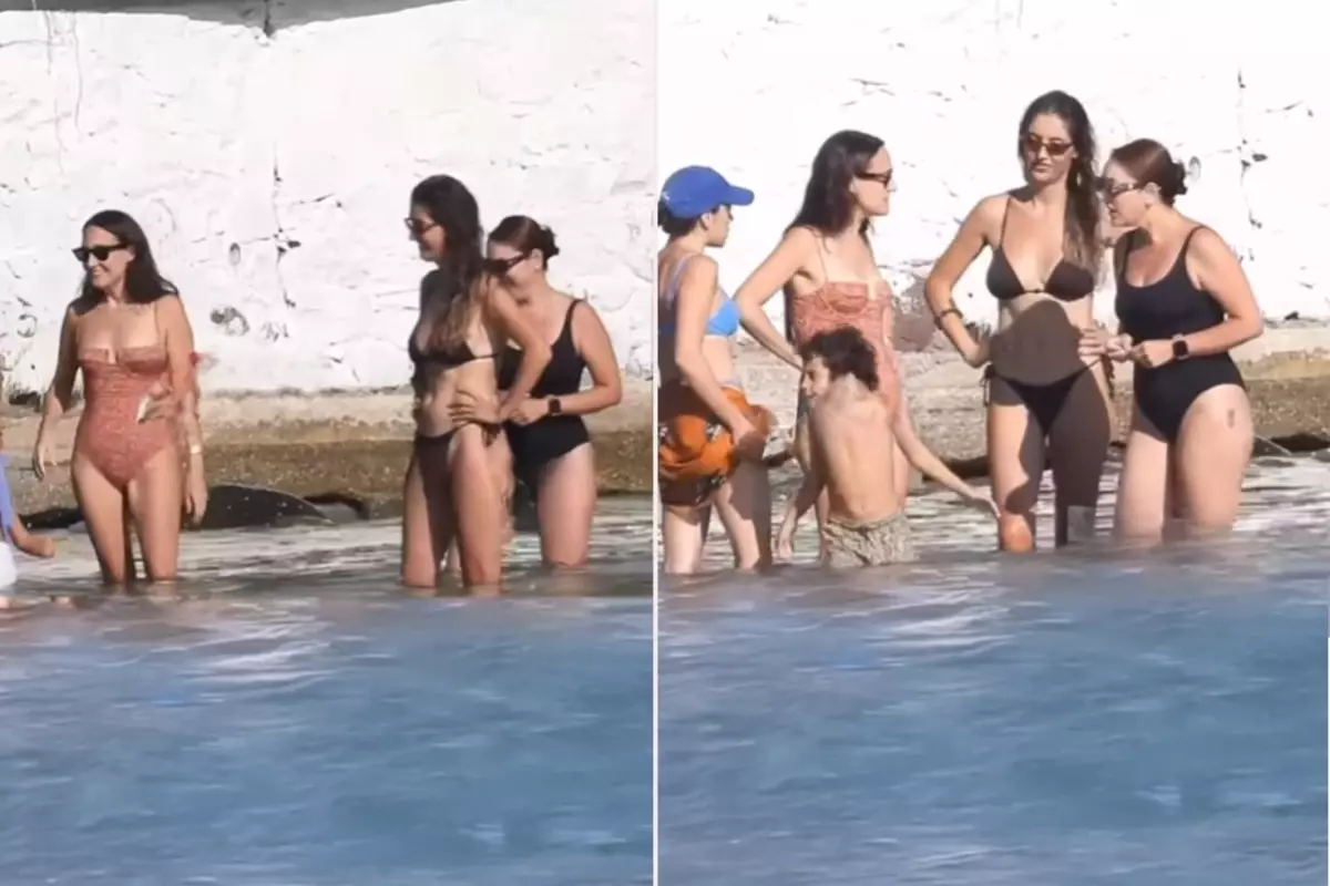 Ezgi Mola, Gupse Özay ve Öykü Karayel Alaçatı'da buluştu