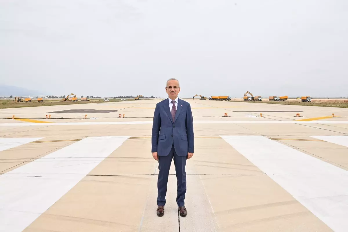Hatay Havalimanı'nda 1. Etap Çalışmaları Tamamlandı