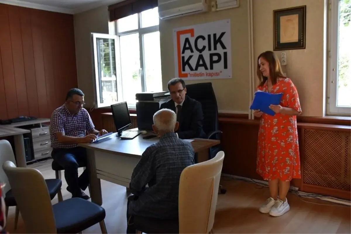 Kaymakam Ali Güldoğan'dan Açık Kapı Hizmeti
