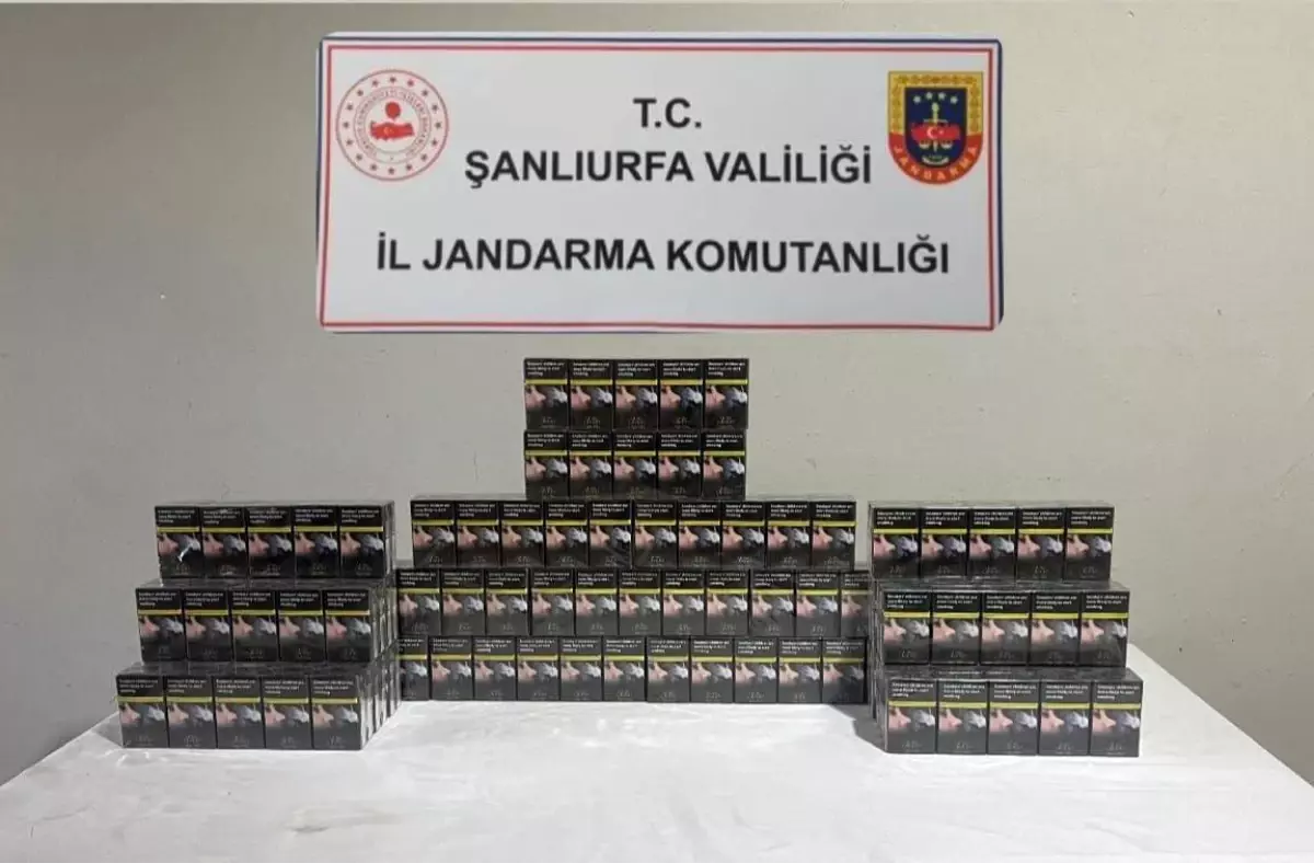Şanlıurfa'da Kaçakçılıkla Mücadele: 2 Bin 347 Paket Sigara ve 11 Kilo Çay Ele Ge geçirildi