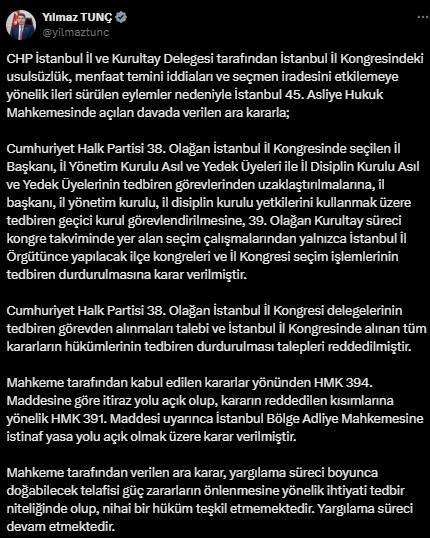 bakan tunc tan chp nin istanbul kongresinin 19007174 1434 m