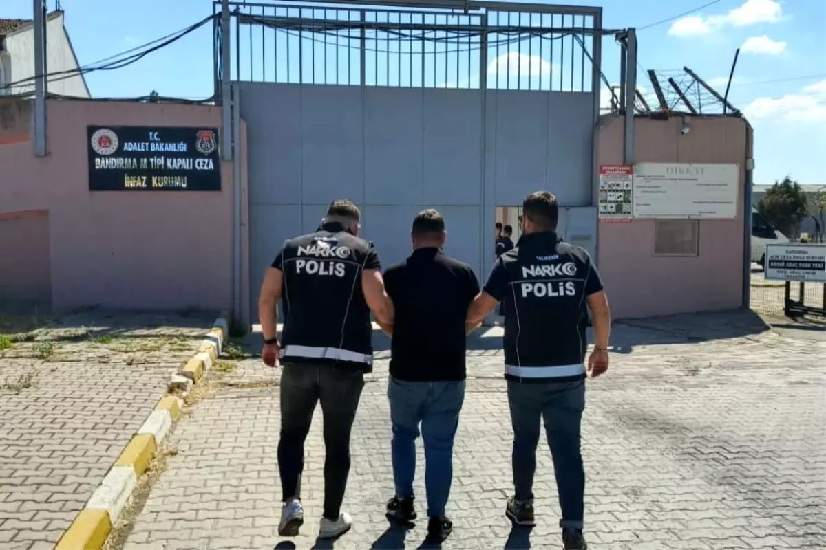Bandırma'da Uyuşturucu Suçundan Aranan Hükümlü Yakalandı