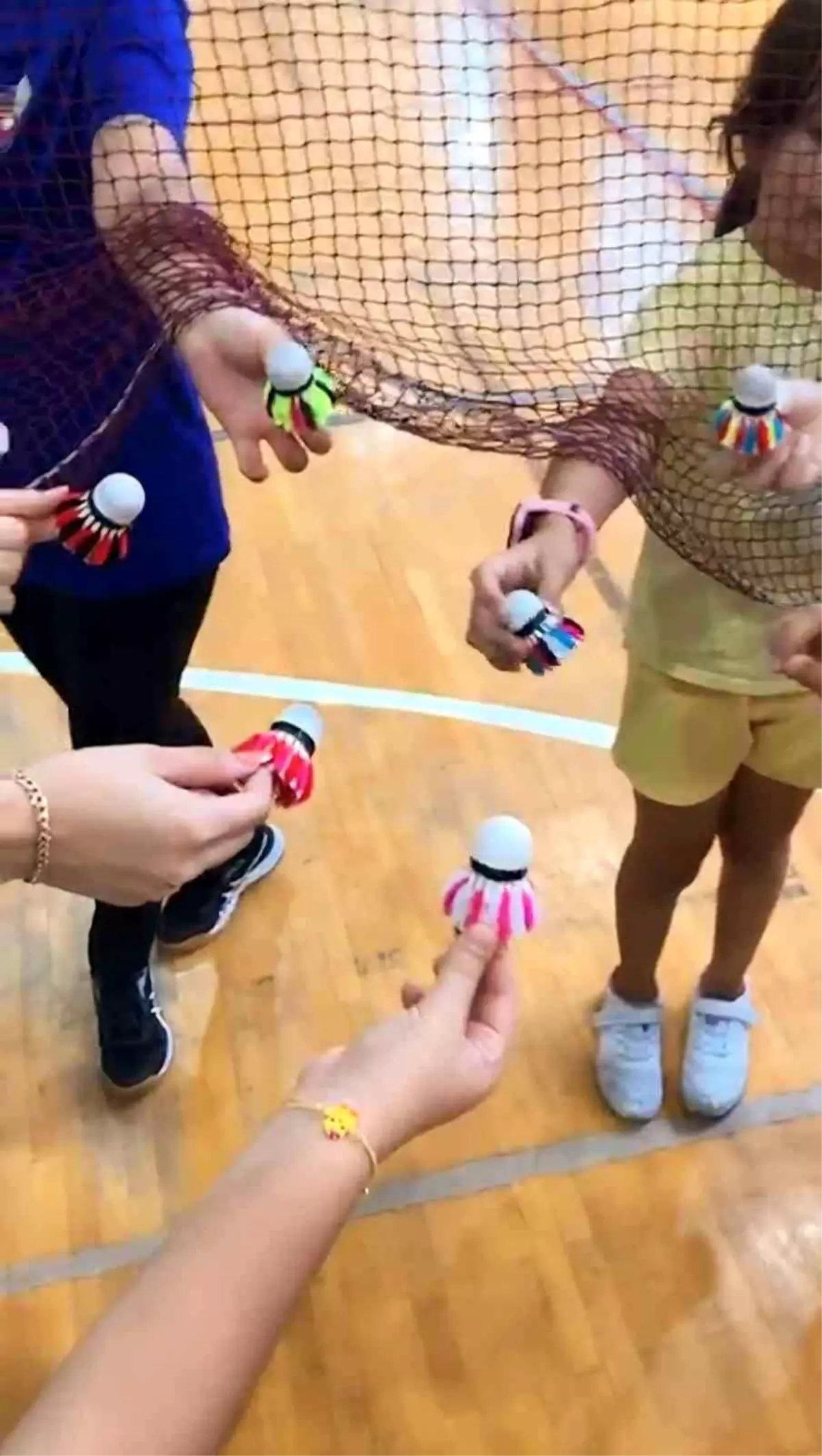 Bilecik'te Badminton Kursu Renkli Anahtarlıklarla Sona Erdi