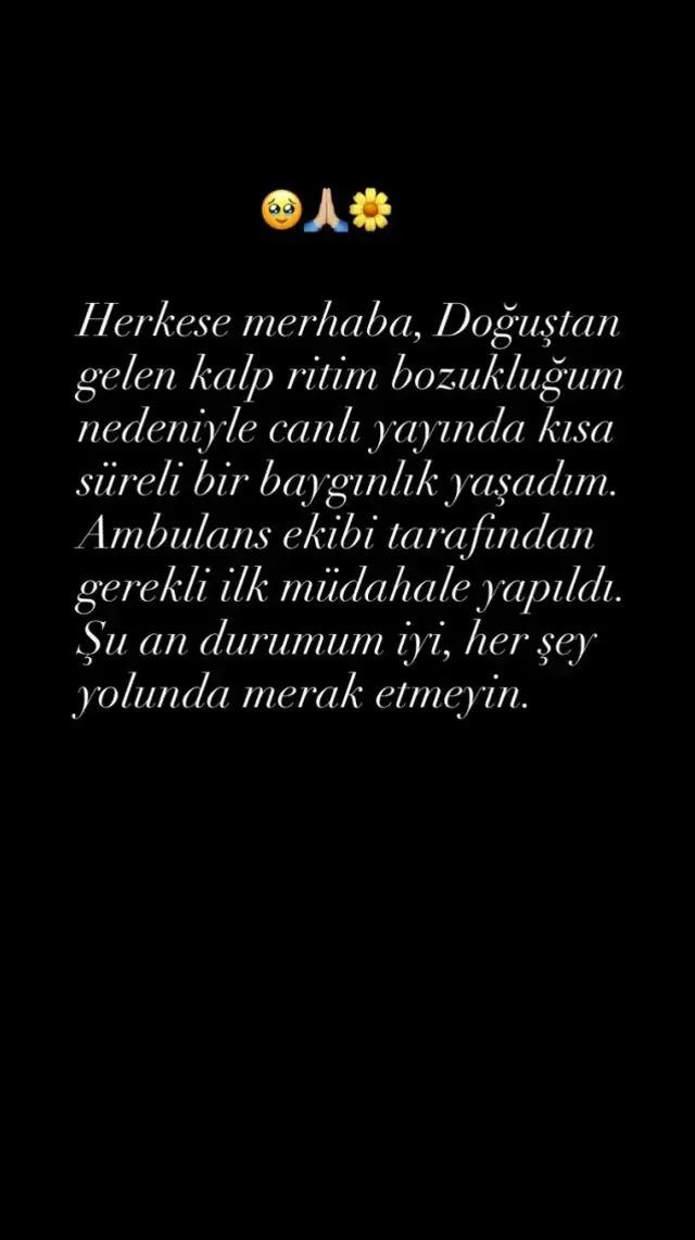 canli yayinda bayilan burcu binici nin fenalasma 19005364 3581 m