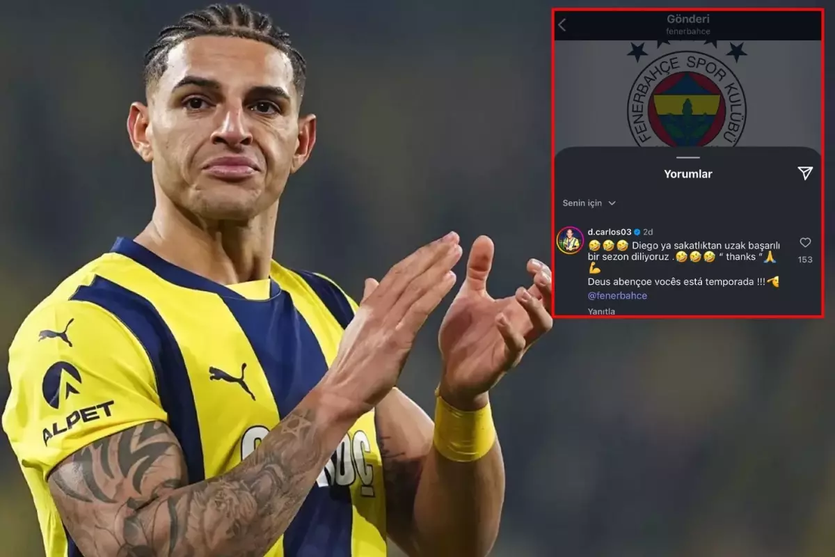 Diego Carlos'un Fenerbahçe'ye verdiği yanıt olay