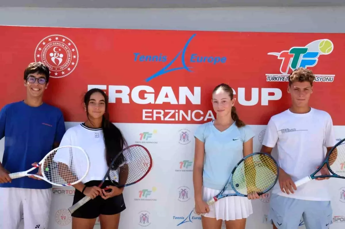 Erzincan'da Ergan Cup 2025 Tenis Turnuvası Başladı