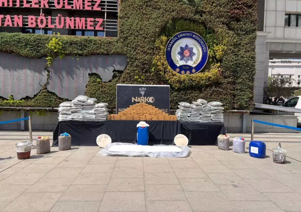 İstanbul'da Uyuşturucu Operasyonu: 417 Kilogram Madde Ele Geçirildi