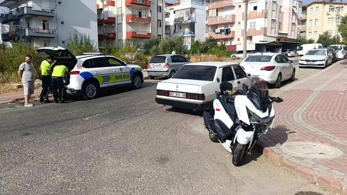 Manavgat'ta Trafik Kazası: Motorlu Bisiklet Sürücüsü Yaralandı