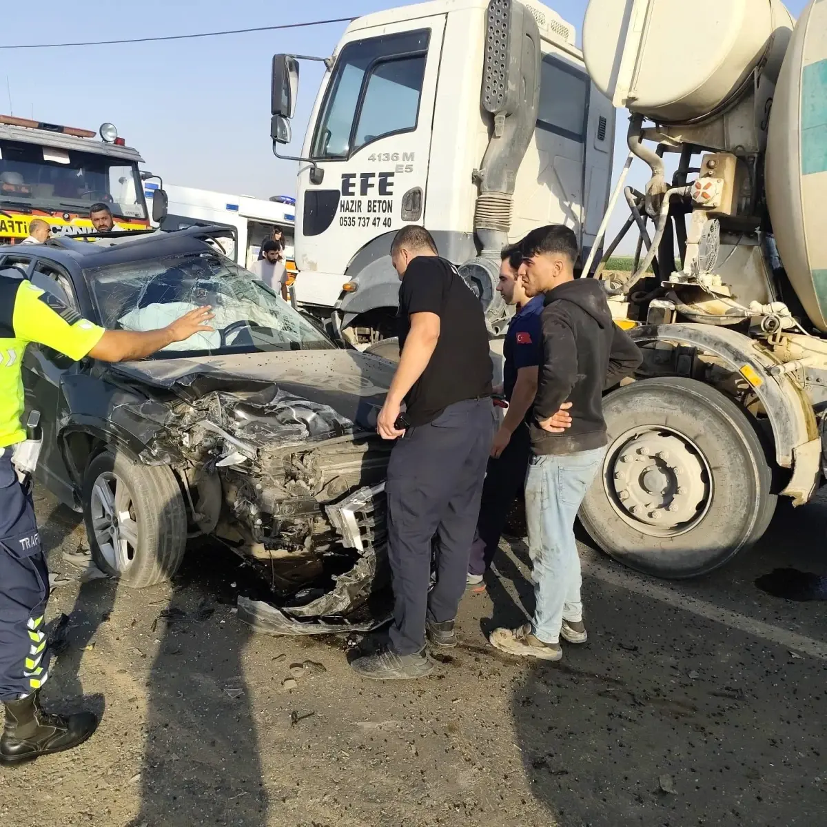Mardin'de Zincirleme Trafik Kazasında 7 Kişi Yaralandı