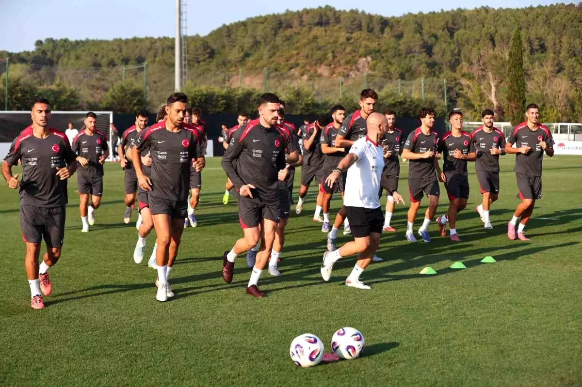 A Milli Takım Gürcistan Maçı Hazırlıklarına Devam Ediyor