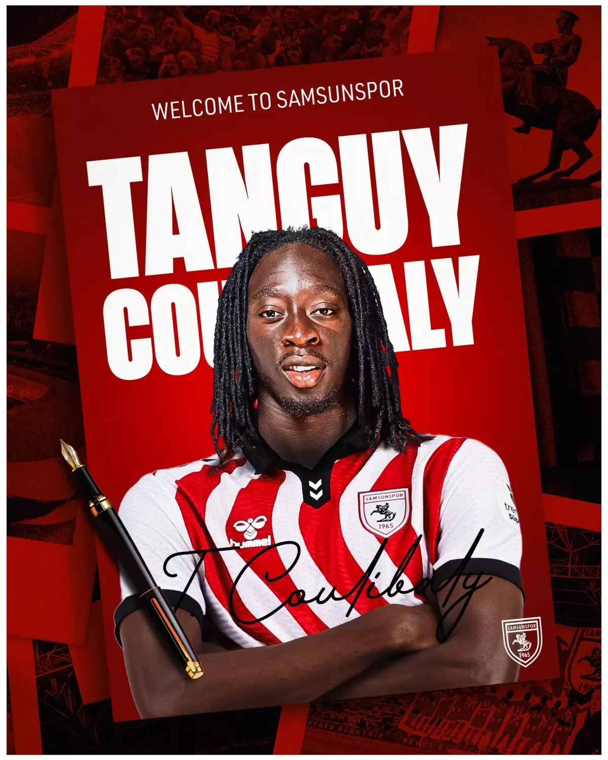Samsunspor, Tanguy Coulibaly ile 3 Yıl Süren Sözleşme İmzaladı