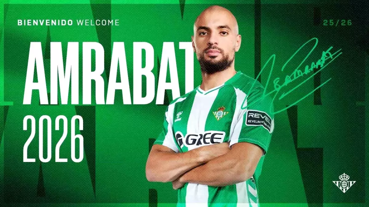 Fenerbahçe, Sofyan Amrabat'ı Real Betis'e Kiraladı
