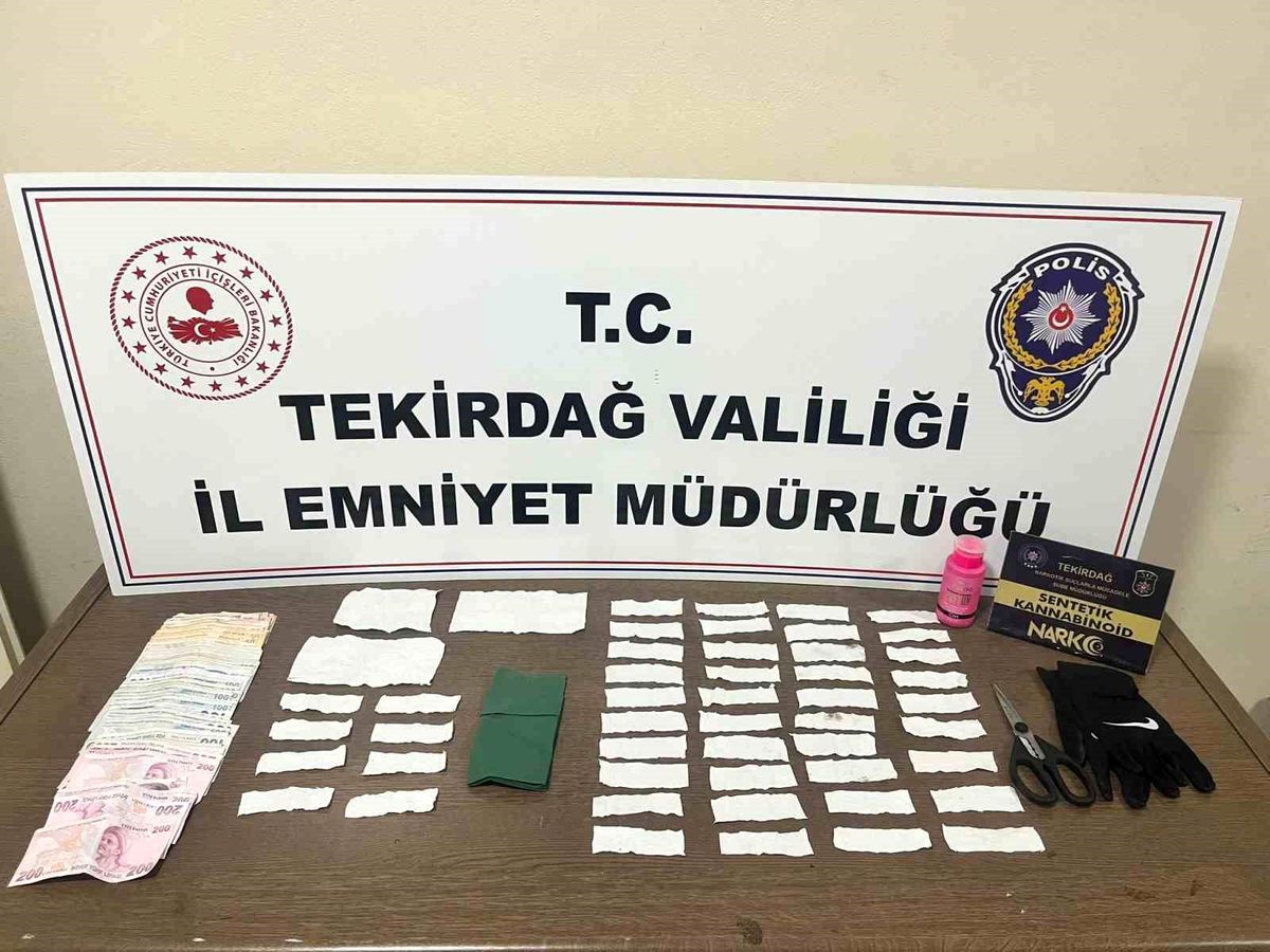 Tekirdağ'da Uyuşturucu Operasyonu: 10 Tutuklama