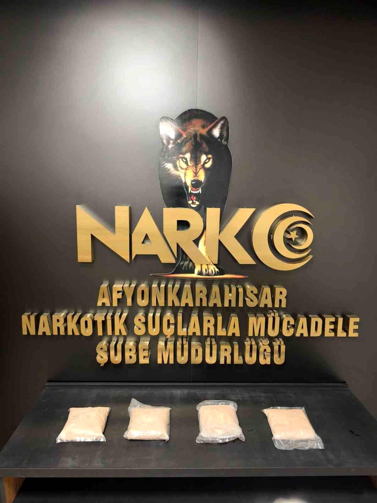 Afyonkarahisar'da Uyuşturucu Hammadde Ele Geçirildi