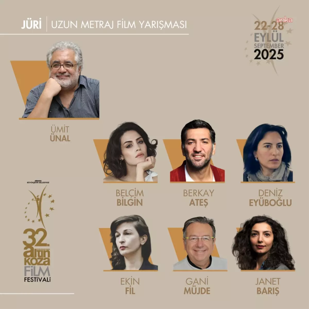 32. Adana Altın Koza Film Festivali Jüri Üyeleri Açıklandı