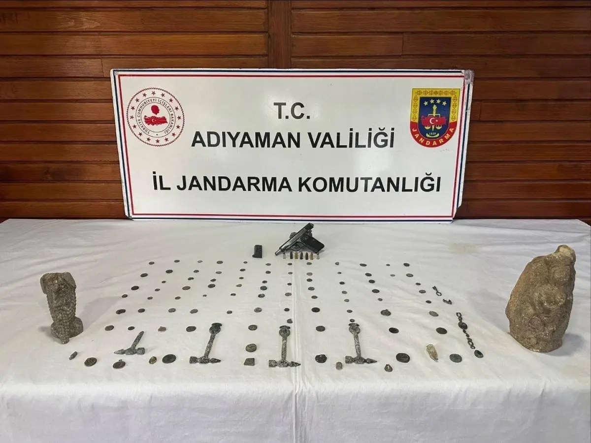 Adıyaman'da Tarihi Eser Kaçakçılığına Operasyon