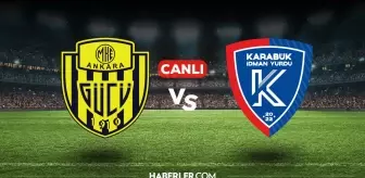 Ankaragücü Karagümrük İY CANLI izle! Ankaragücü Karagümrük İY maçı hangi kanalda, nasıl izlenir?