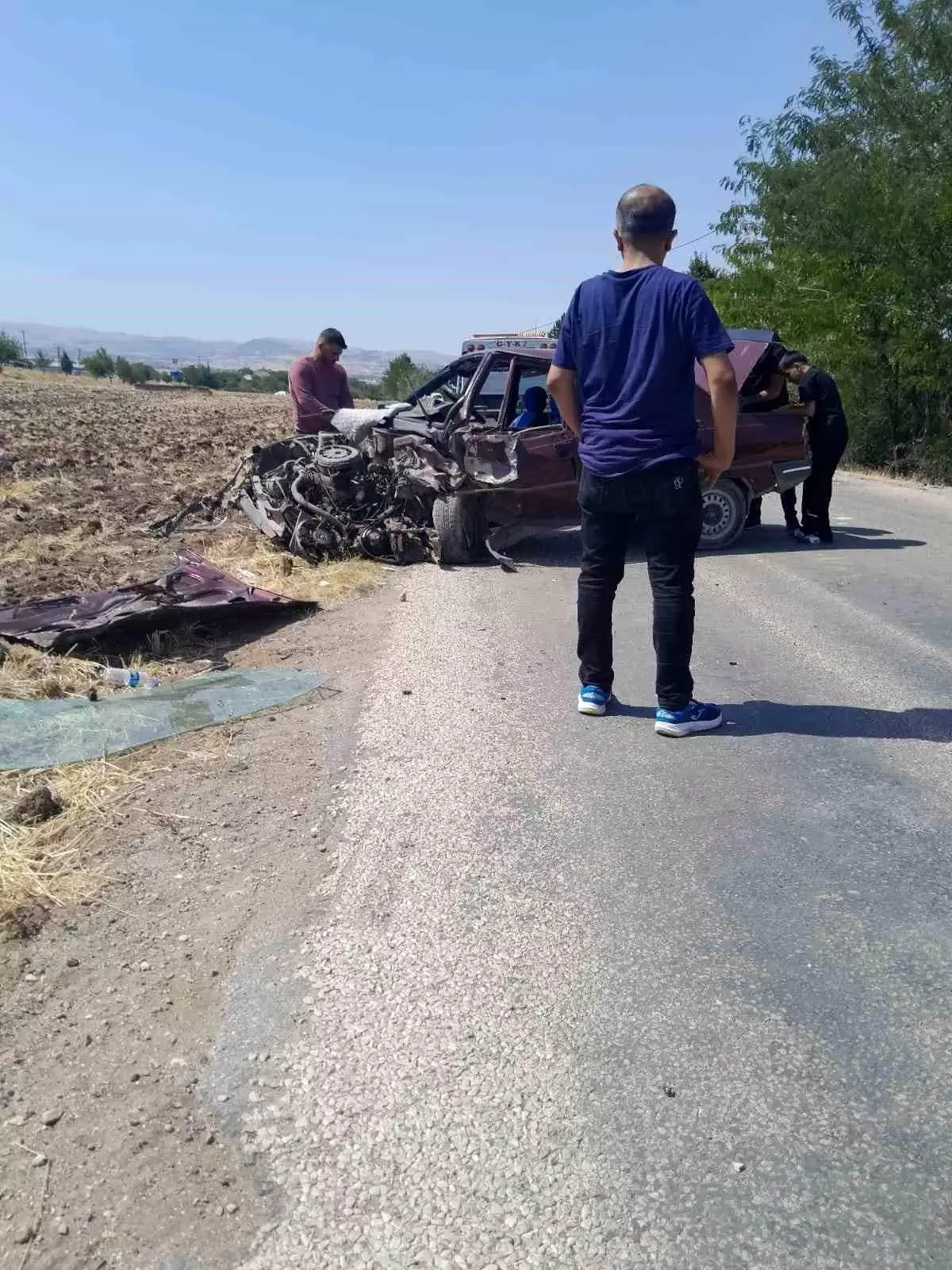 Elazığ'da Otomobil Kazası: 2 Yaralı