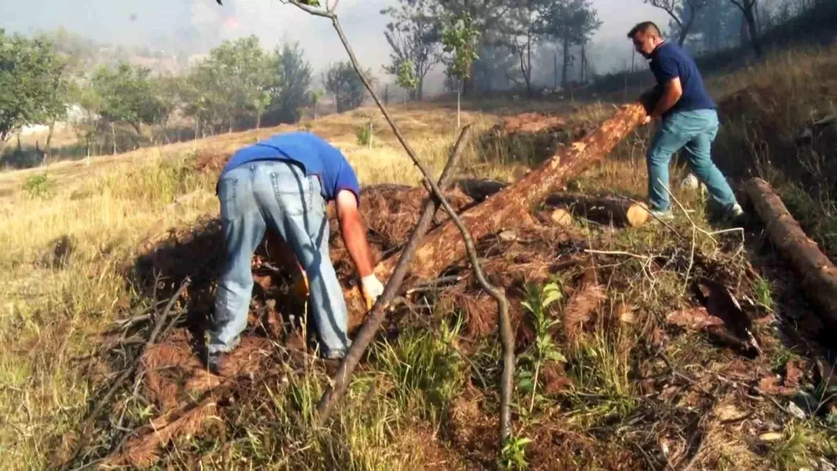 Karabük'te Çıkan Orman Yangınına Köylüler Müdahale Etti