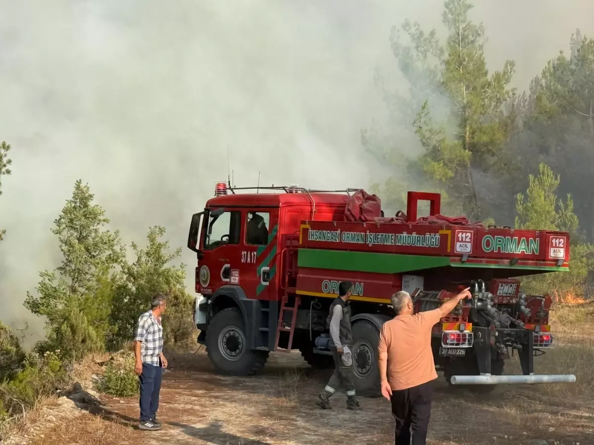 Kastamonu'da Orman Yangınlarına Hızlı Müdahale